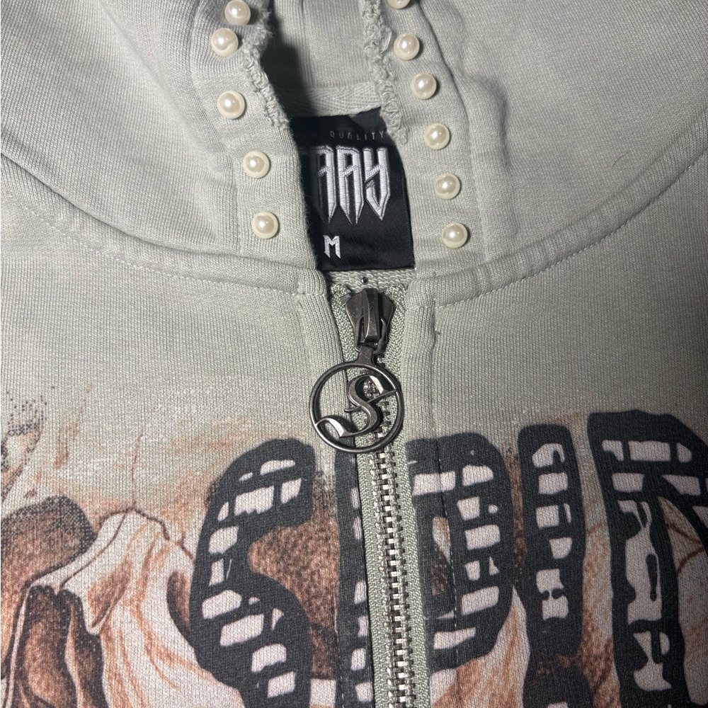 Spider Graphic Performance Jacket - Gray - image 4